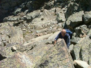 papà sul passo chiave