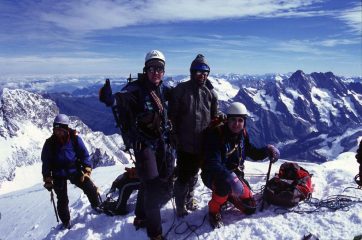 Stelvio, Alberto e Davide in vetta (22-8-2004)