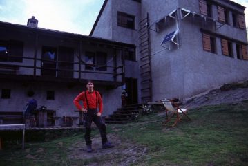 io al Refuge d'Averole prima di scendere a valle (5-9-2004)