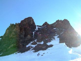 Dal colletto 3838l'attacco alla cresta