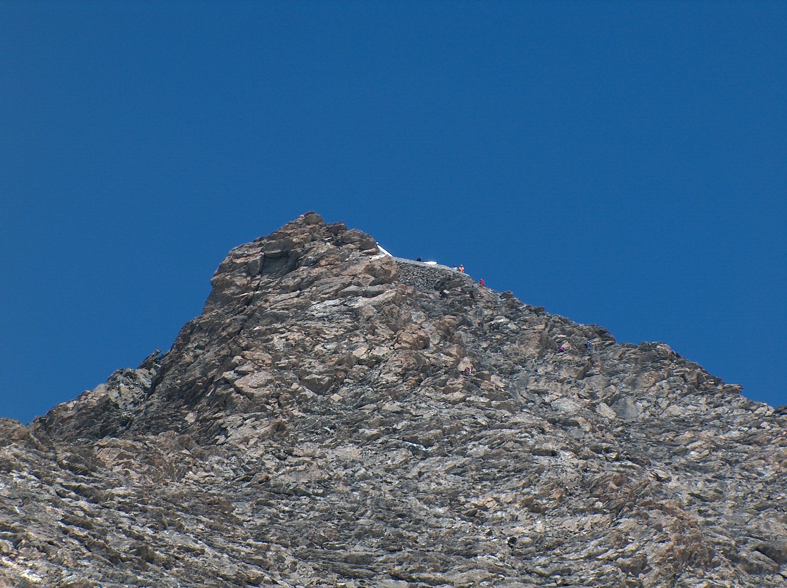 Ed ecco la vetta del Rocciamelone !