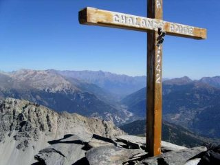 La croce di vetta della Chalance Ronde