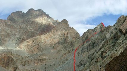 il percorso visto dalle sagnette
