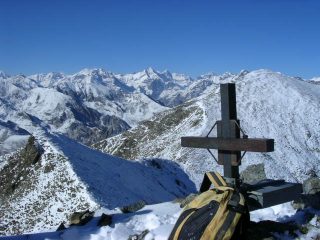 Il gruppo Autaret-Lera-Arnas dalla Punta della Croce