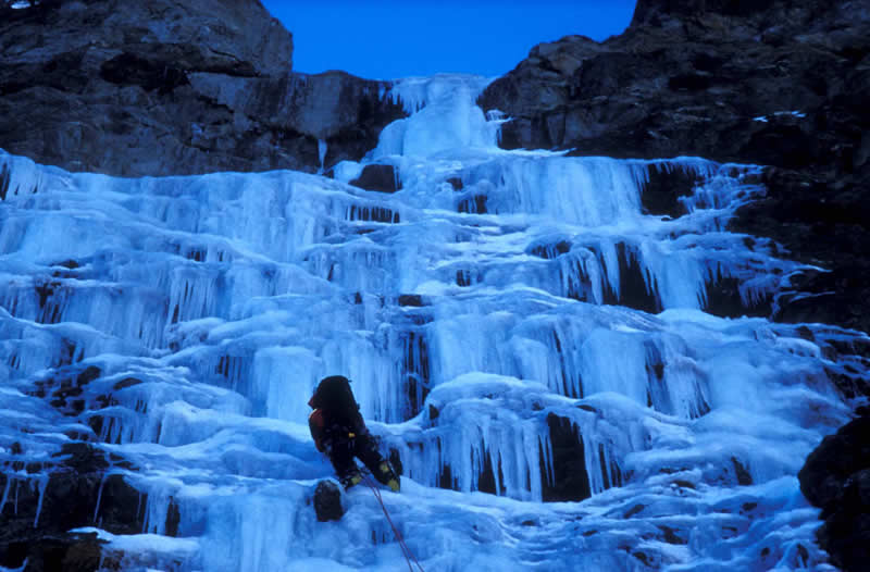 Alberto sul bel muro della variante Red Picks