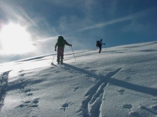 quasi in  cima al Lion su ...farina