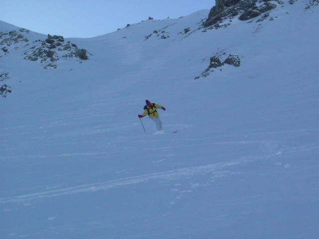 Couloir finale 35) 300m.