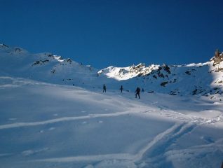 Il tratto finale che conduce al colletto