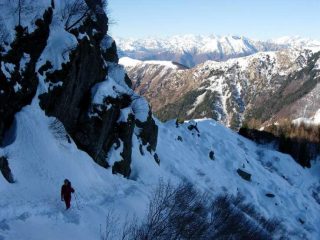 L'inizio della traversata