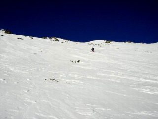 Piero in azione sotto il colle...