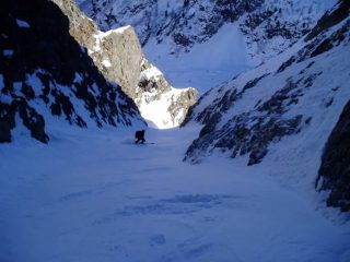 L'ultimo tratto del canale prima della strettoia finale