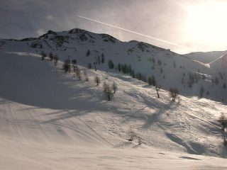 Le condizioni della parte alta del percorso