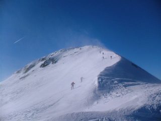 Alpinisti in cresta