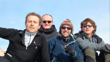 i quattro scoppiati in cima ai gemelli della mologna