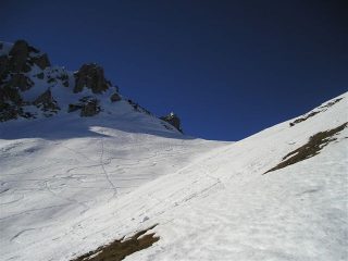 Verso il Colle Baral...