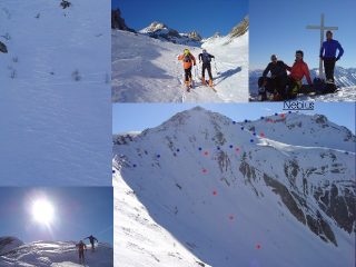 dal colle seorur la parte finale dell'itinerario