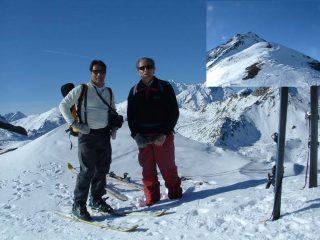 in alto a destra la cima