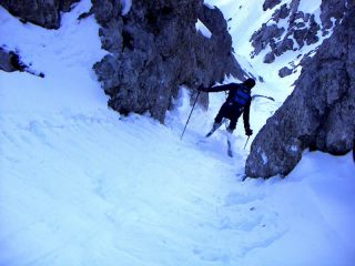 il canale nord della Bussaia nella strettoia