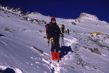 Stelvio lungo il traverso de los Polacos (19-1-2005)
