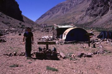 io al primo Campo di Pampa de Lenas m. 2800 (8-1-2005)
