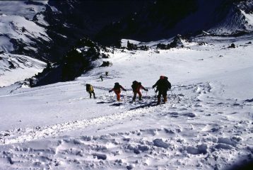 superati i 6500 m. in direzione della Canaleta (19-1-2005)