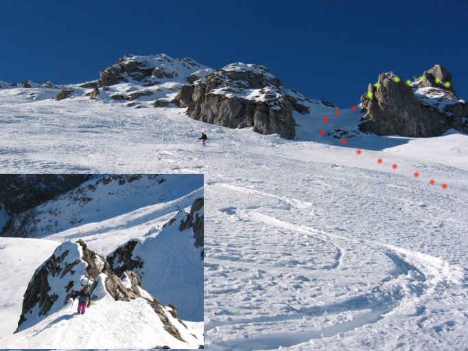 il canale visto da sotto e da sopra