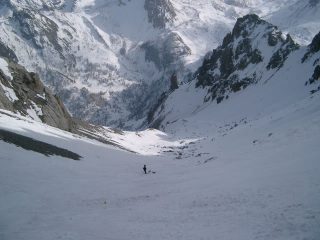 Vista dall'alto dell'ultimo tratto del canale
