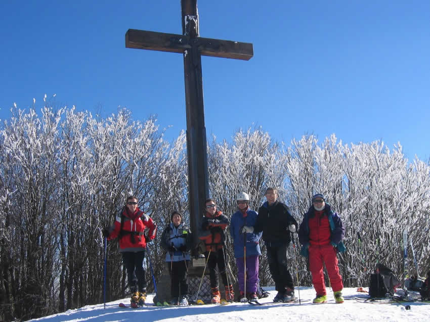 la cima boscosa del Falterona