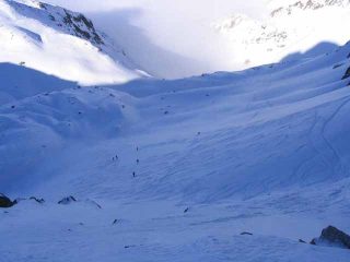 la discesa nella farina...