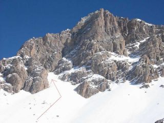 foto fatta durante la prima ascensione