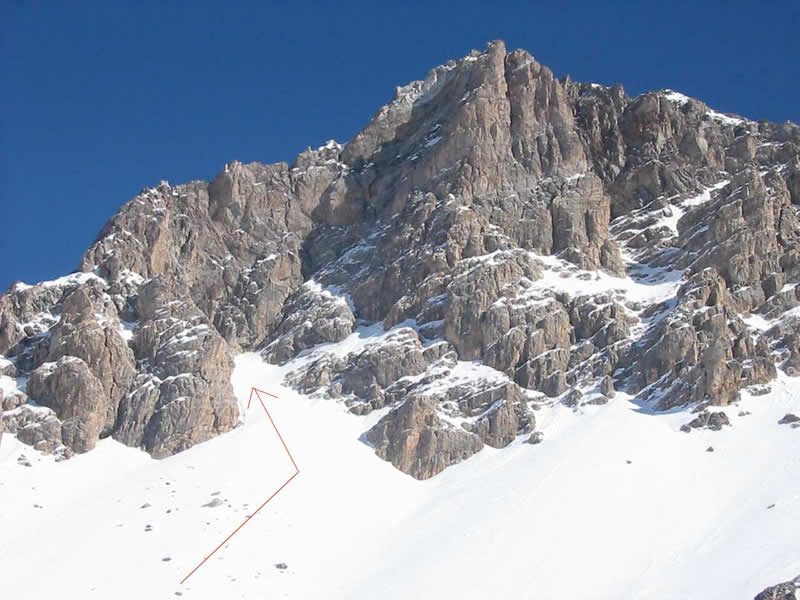 foto fatta durante la prima ascensione