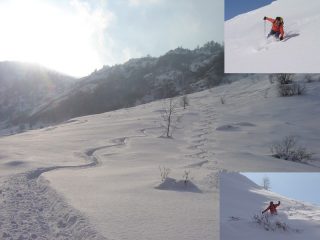 quando poche curve nella polvere immacolata valgono una gita intera.....