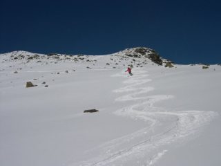 la prima parte della discesa