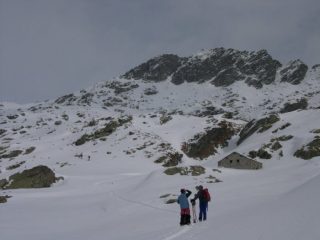 la parte finale con il colle e la punta