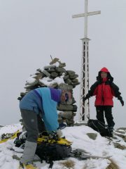 Breve pit-stop in cima