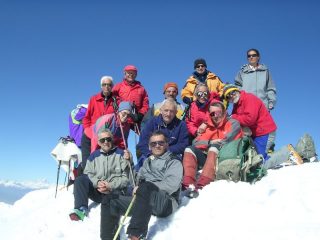 foto in punta. In basso a sinistra si intravede il Monviso