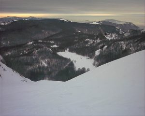 vista dal crinale del Bue verso Prato della Cipolla