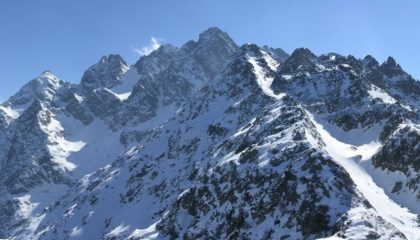 Da sx: Pizzo del Diavolo di Malgina, Cime del Druet ed in primo piano Punta Pesciola