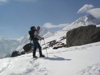 In salita con Elisa nello zaino