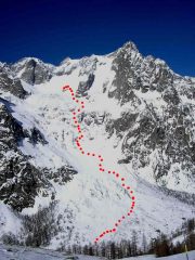 l'itinerario fotografato dal vallone di Malatrà