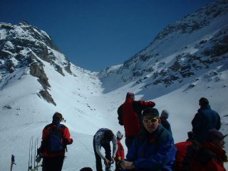 il babbo con il Canalone per la Gran Cima !