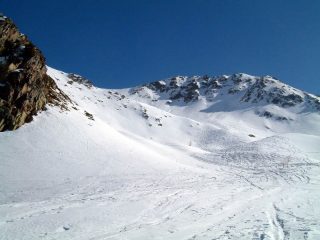 Il vallone che adduce al colle Bravaria