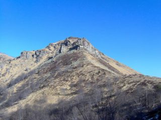 La punta Paletto - Muretto prima del Colle del Besso