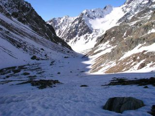 La parte bassa della Comba della Sassa.