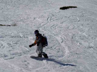 Mont Flassin - Andrea in azione