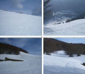 Nella foto in alto a dx ,panorama sui Prata di Castro.