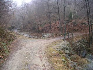 ponte sul t. gallenca due km prima dell'alpe