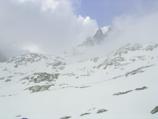 salita un po' nebbiosa