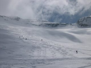 in discesa nela parte alta