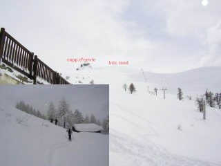 una panoramica della parte alta